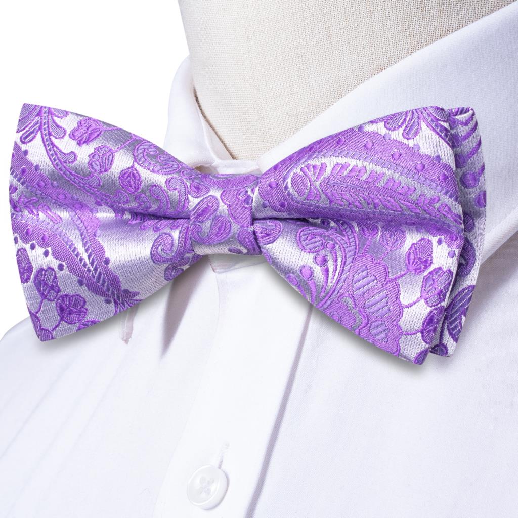 Purple Lilac Lavender Pansy Vi - đánh giá và giá Bow Tie Pre Tied
