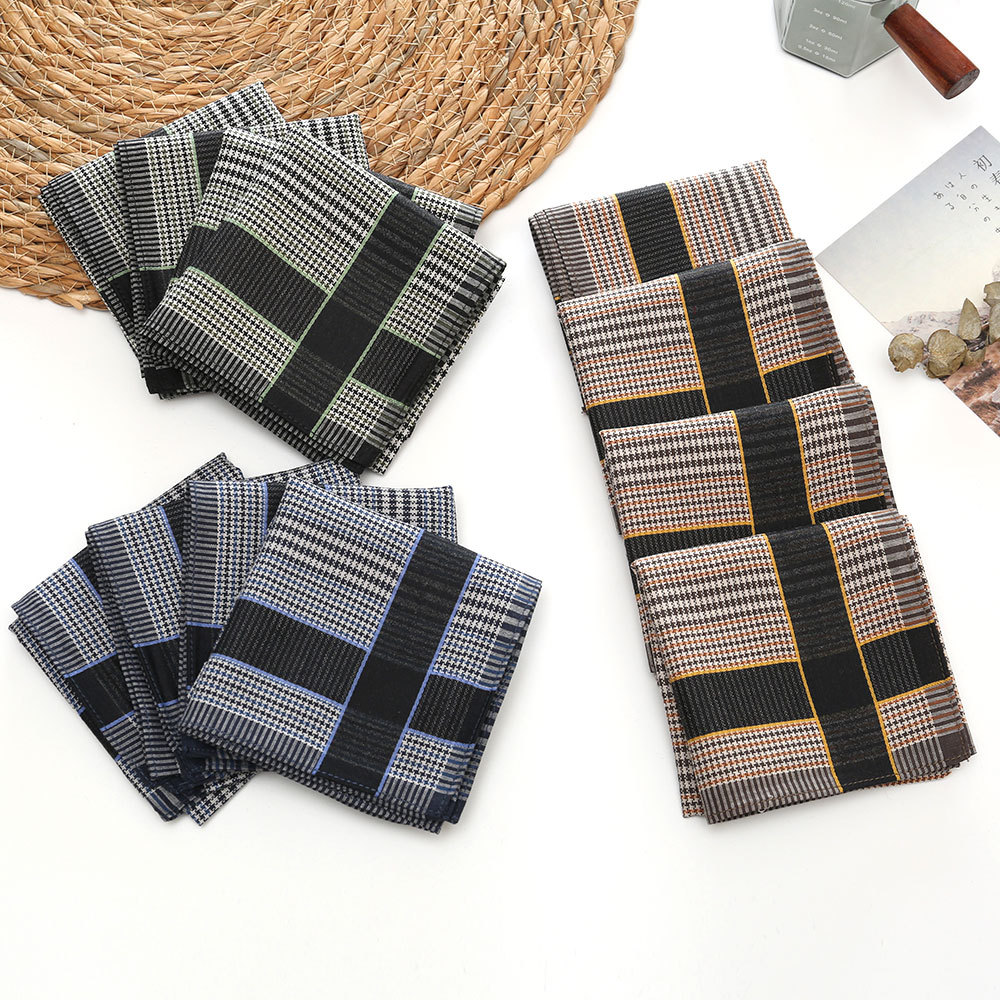 3/6/12 Pcs Men's Pure Cotton H - đánh giá và giá Handkerchief Cotton Men
