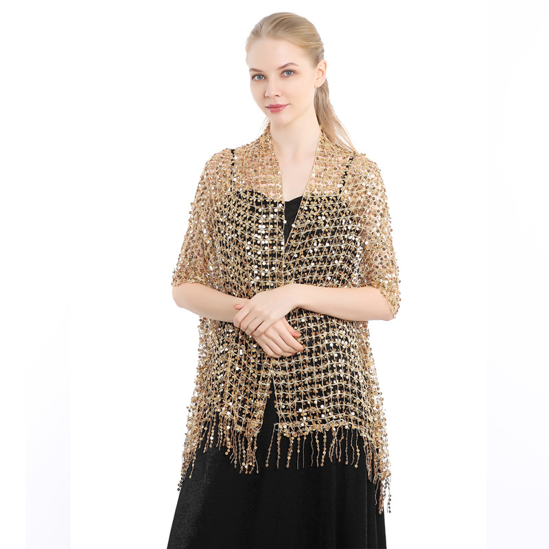 European and American Sequins  - đánh giá và giá Stole Wedding Shawl