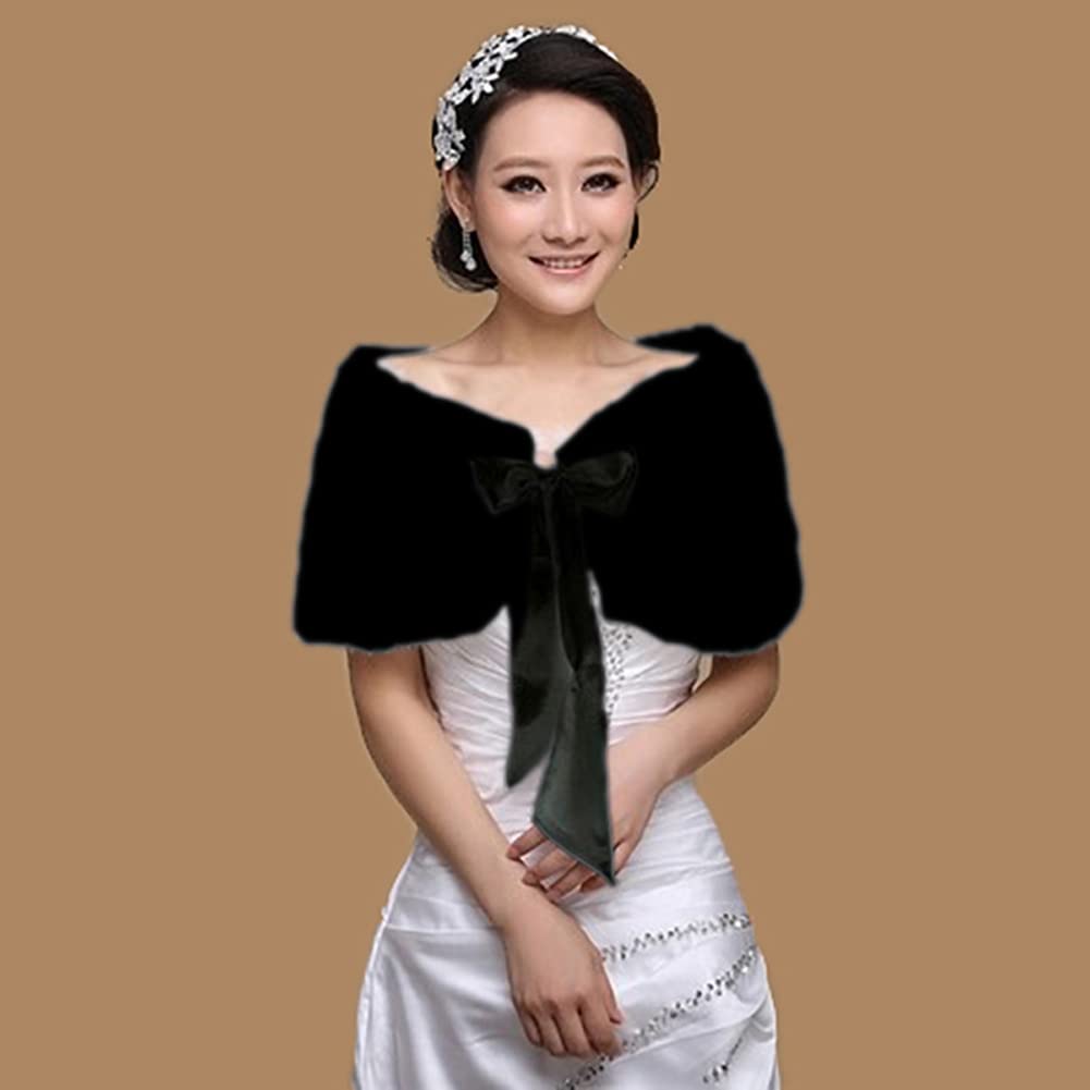 Women's Bridal Wedding Faux Fu - đánh giá và giá Stole Wedding Shawl