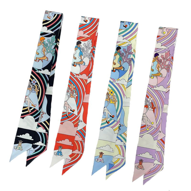 Women 100% Mulberry Silk Scarf - đánh giá và giá Ascot Neck Scarf
