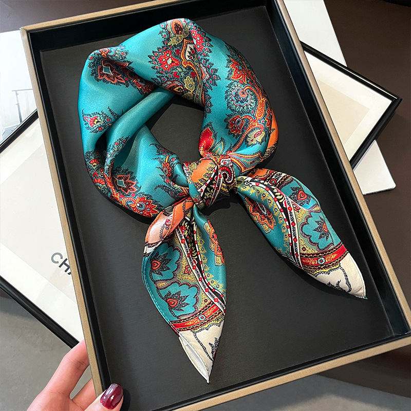 100% Real Silk Square Scarf Wo - đánh giá và giá Ascot Neck Scarf