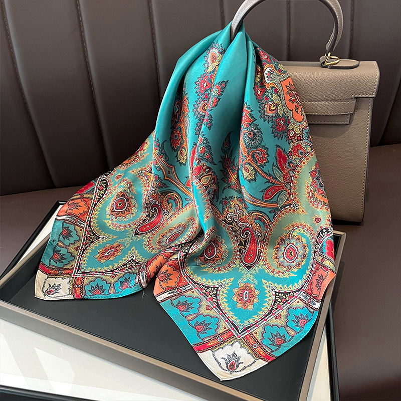 100% Real Silk Square Scarf Wo - đánh giá và giá Ascot Neck Scarf