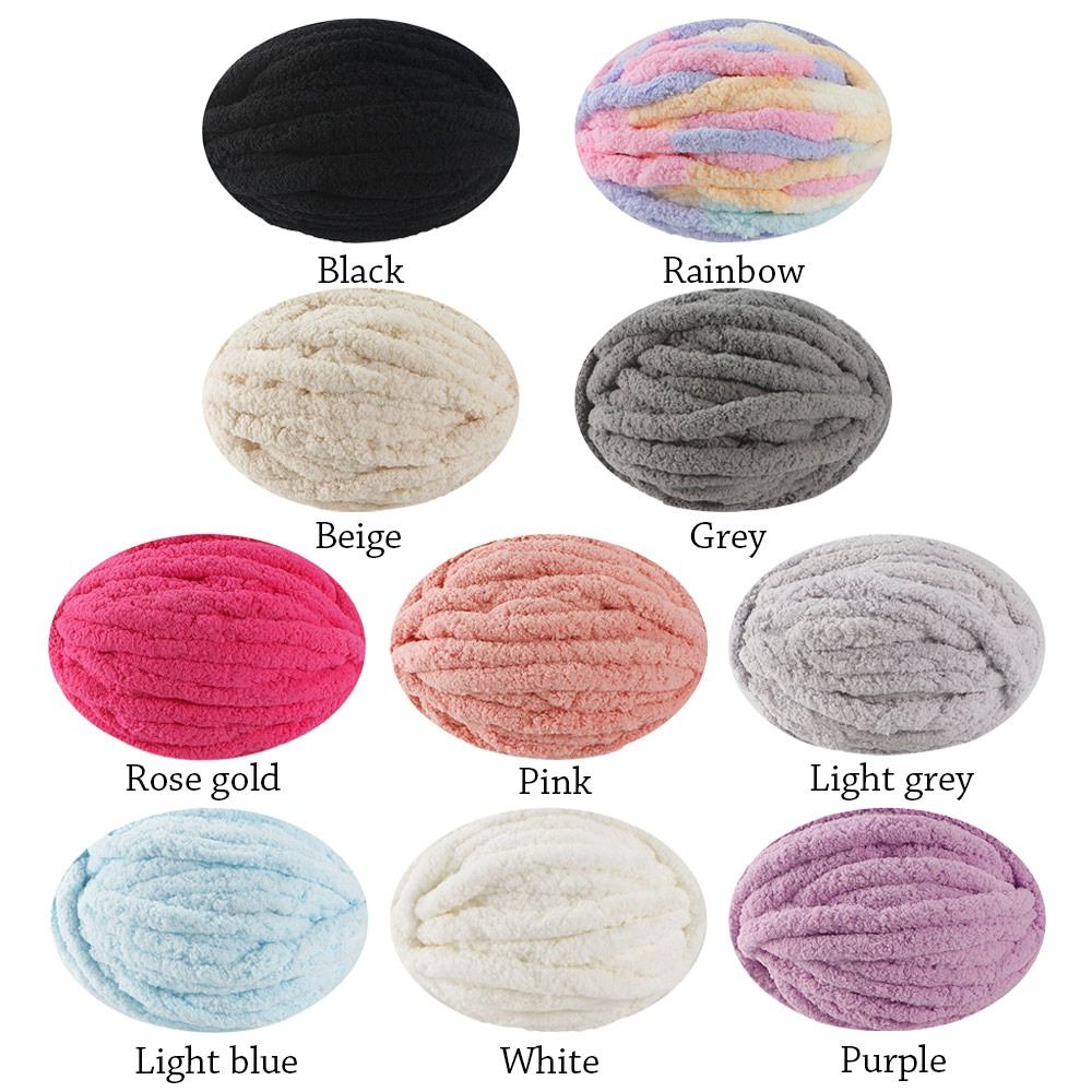 250g/Ball Multicolor Chenille  - đánh giá và giá Woven Scarf Blanket