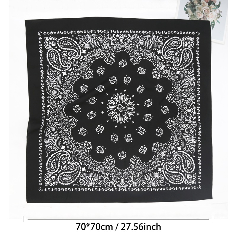 70*70cm Unisex Women 100% Cott - đánh giá và giá Bandana Cotton