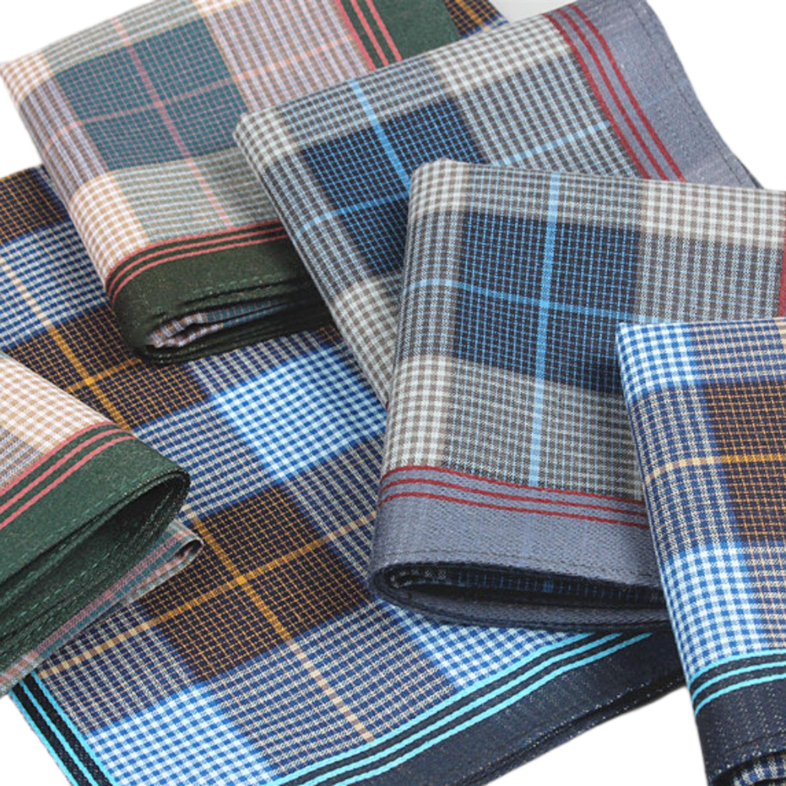 6Pcs Pocket Square Hankies, Un - đánh giá và giá Handkerchief Cotton Men