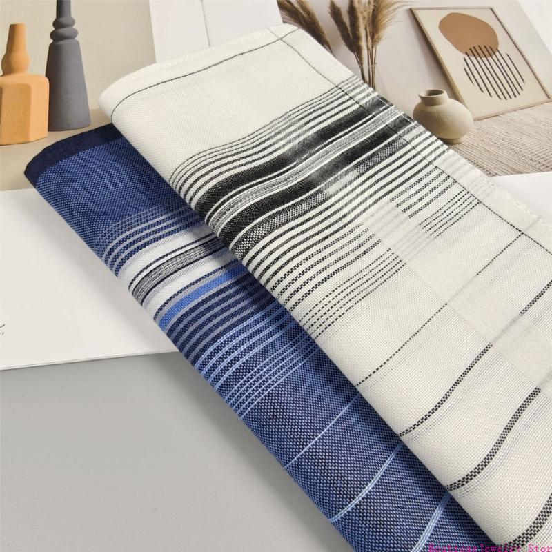 E1PE sọc tay cầm khăn tay túi  - đánh giá và giá Handkerchief Cotton Men