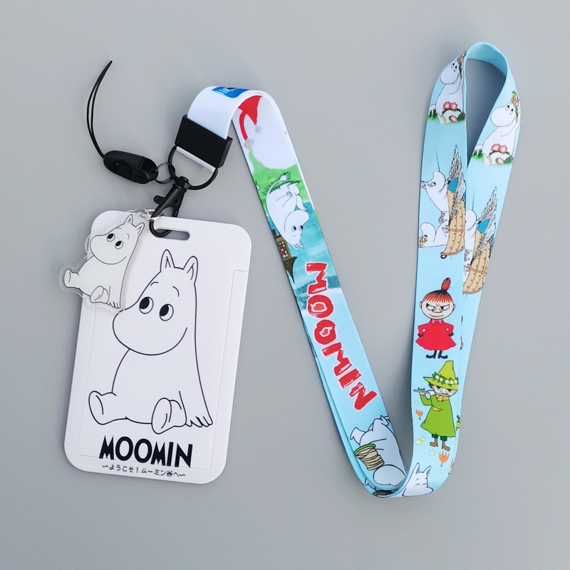 Moomin Cartoon Hard Card Holde - đánh giá và giá Lanyard Badge Holder