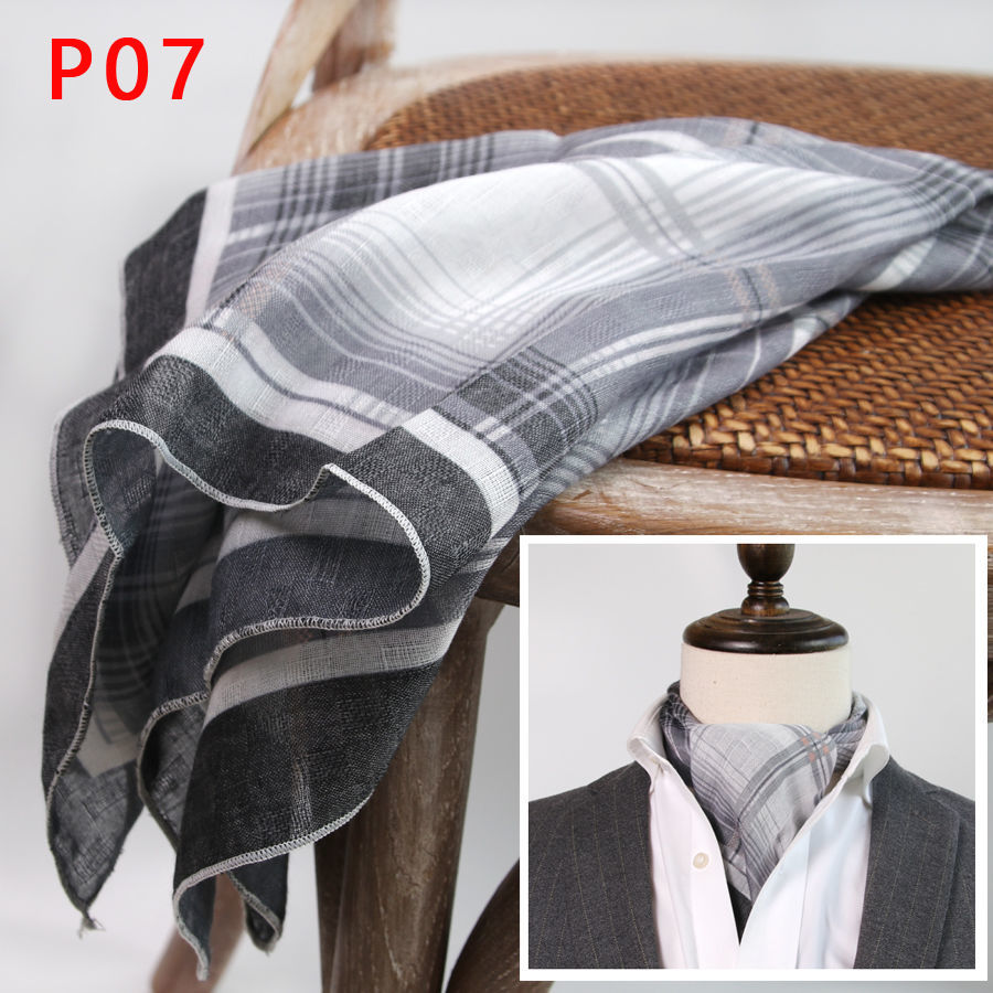 Men's Square Scarf with Button - đánh giá và giá Scarf Silk Square