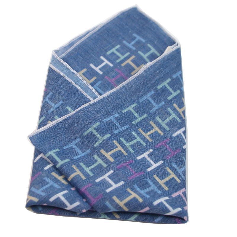 Men's Square Scarf with Button - đánh giá và giá Scarf Silk Square