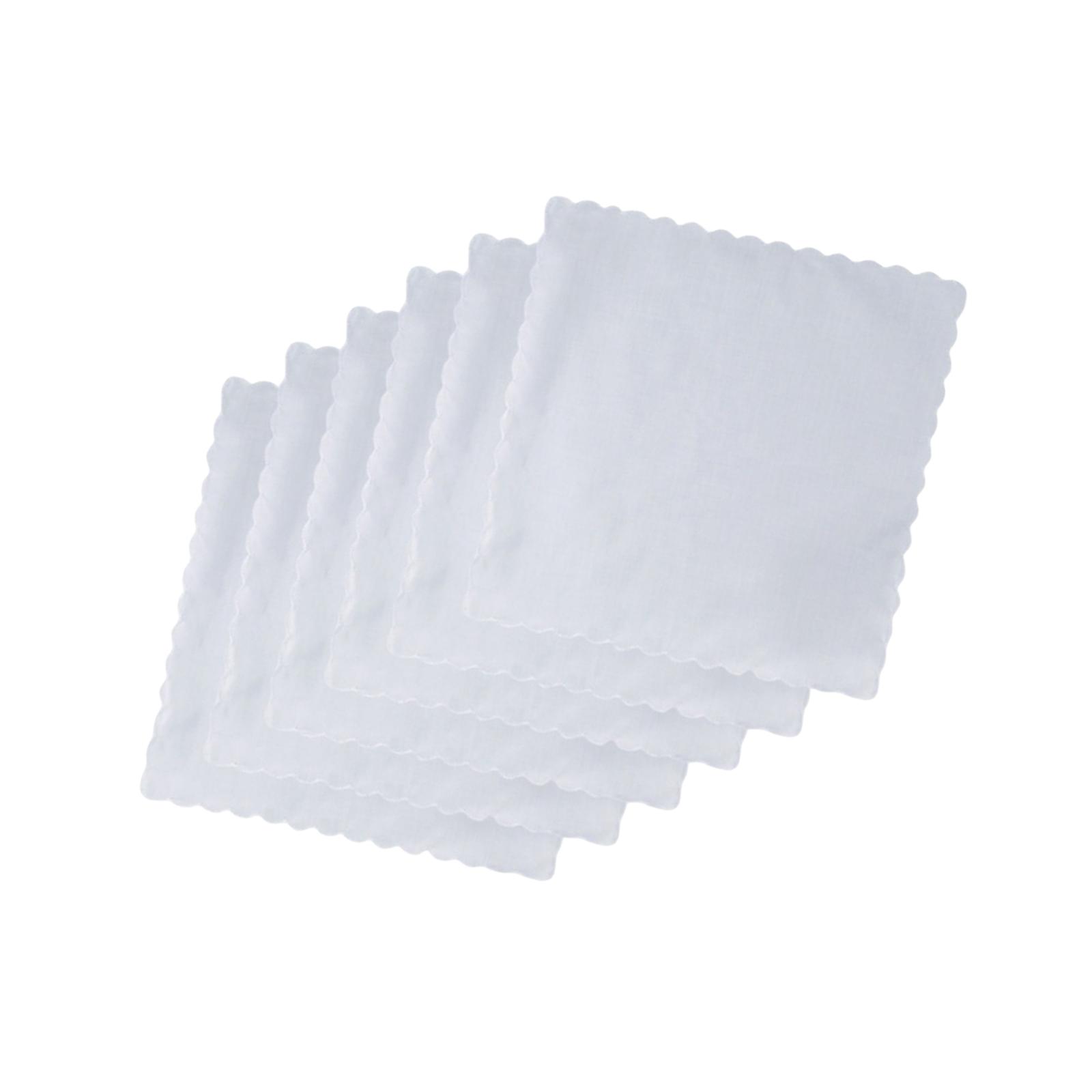 6 Pieces Cotton Handkerchiefs  - đánh giá và giá Handkerchief Cotton Men