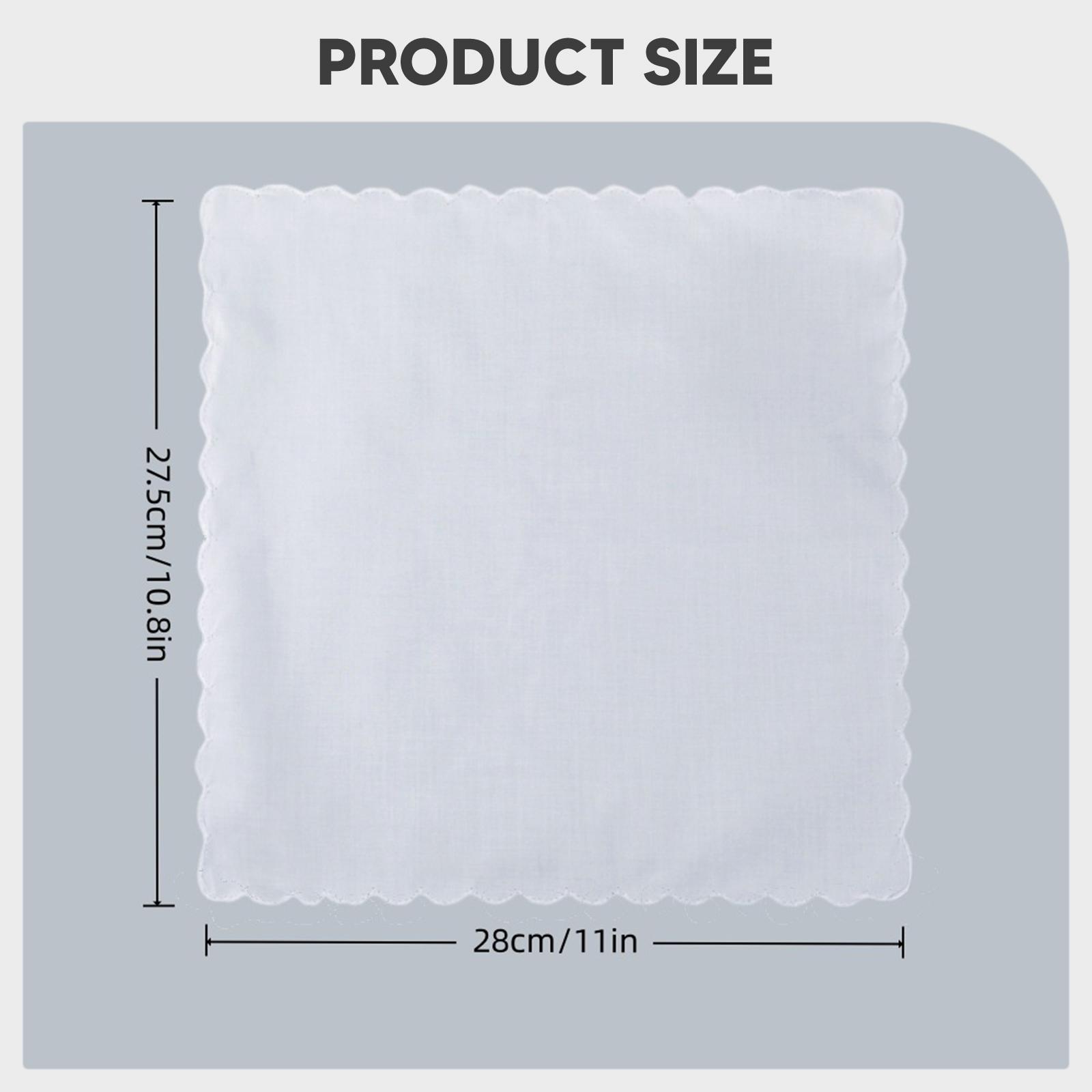 6 Pieces Cotton Handkerchiefs  - đánh giá và giá Handkerchief Cotton Men