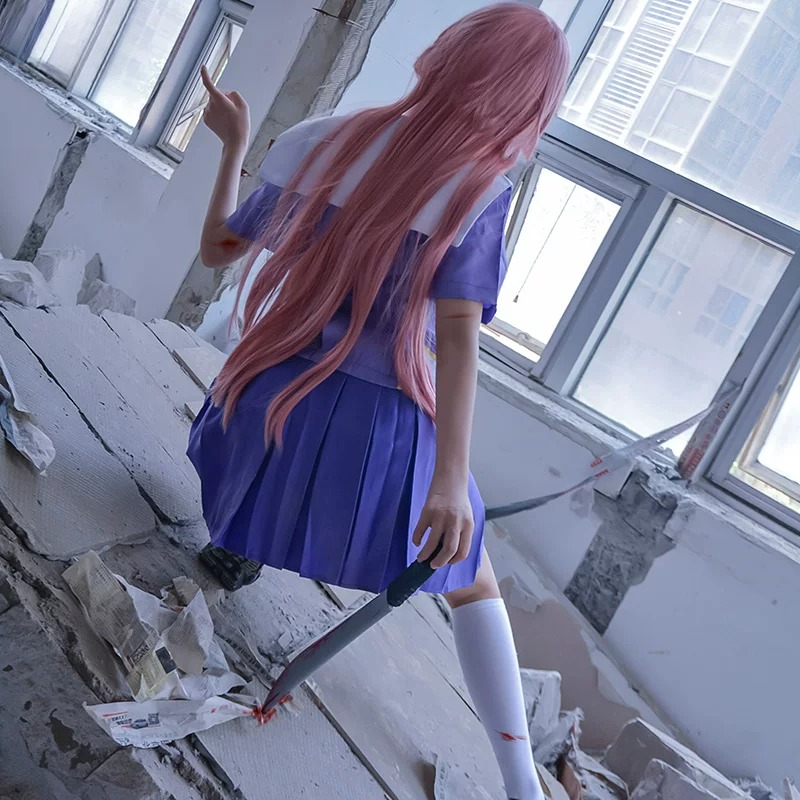 Yuno Gasai Future Diary Cospla - đánh giá và giá Bow Tie Pre Tied