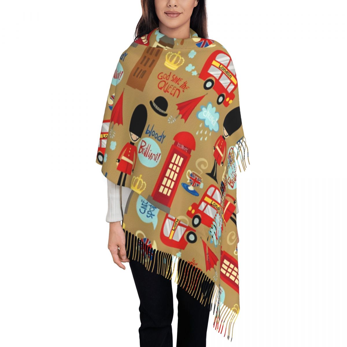 Enchanted London Scarf for Wom - đánh giá và giá Pashmina Wrap Large