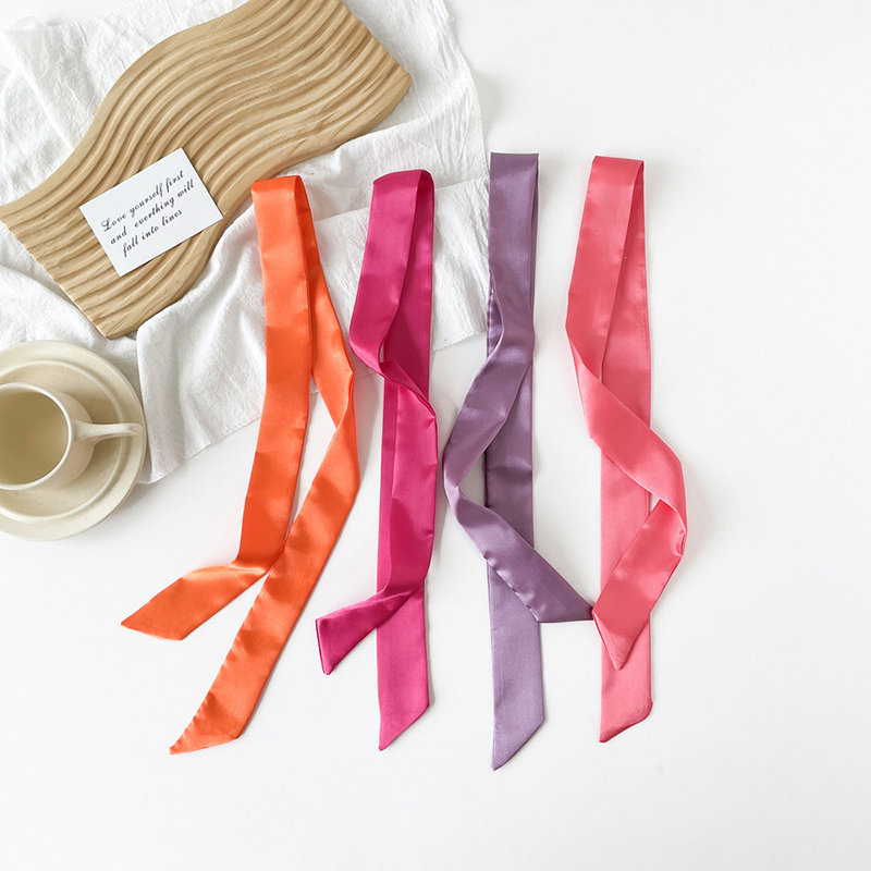 4x100cm Satin Silk Narrow Scar - đánh giá và giá Silk Neck Scarf